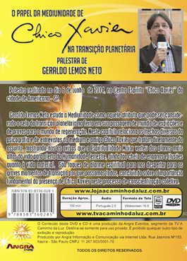 O papel da mediunidade de Chico Xavier na transição planetária - Palestra de Geraldo Lemos Neto (ESGOTADO)