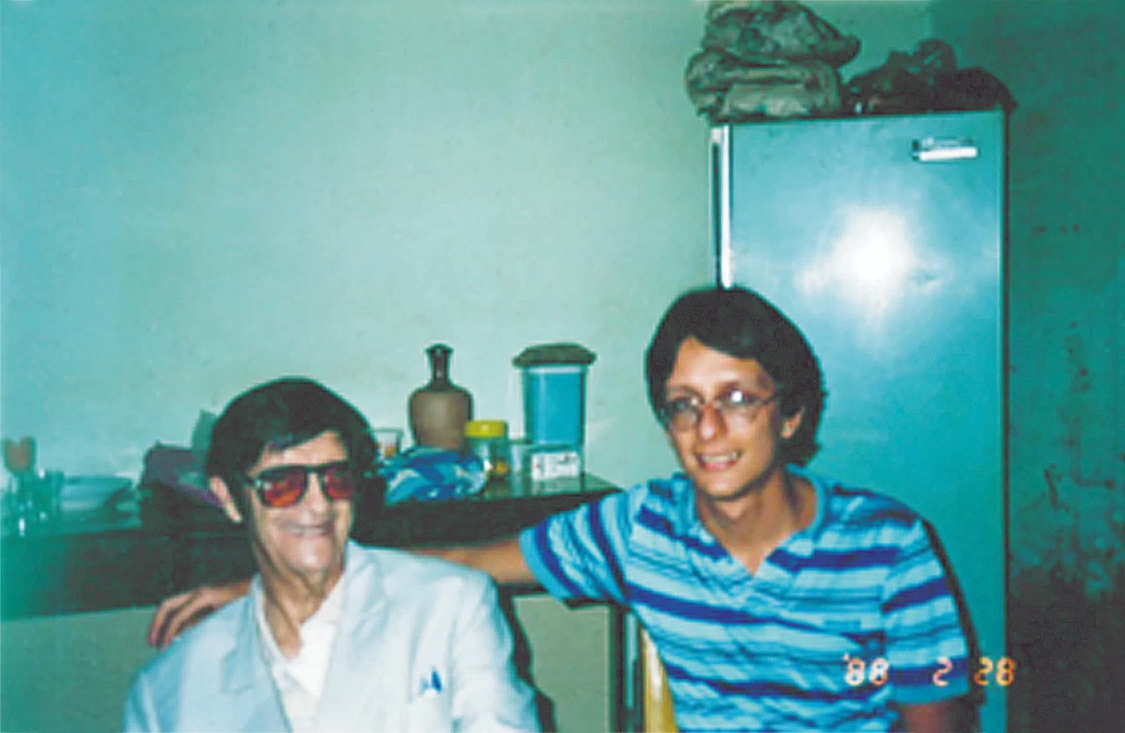 Chico Xavier e Geraldo Lemos Neto